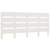 vidaXL Hoofdbord 120x3x80 cm massief grenenhout wit