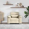 vidaXL Sofastoel Cr&egrave;me 100x81x84 cm Kunstleer