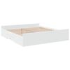 vidaXL Bedframe met lades bewerkt hout wit 200x200 cm