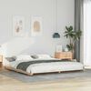 vidaXL Bedframe Bruin 200 x 210 cm Massief grenenhout