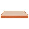 vidaXL Bedframe massief grenenhout wasbruin 75x190 cm