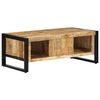 vidaXL Salontafel 90x50x36 cm massief ruw mangohout