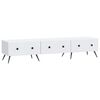 vidaXL TV-kast met lade Wit 147 x 34,5 x 30 cm Bewerkt hout