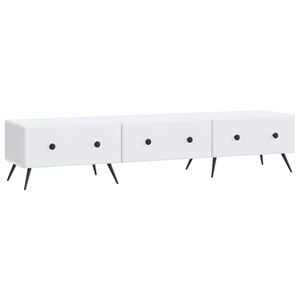 vidaXL TV-kast met lade Wit 147 x 34,5 x 30 cm Bewerkt hout