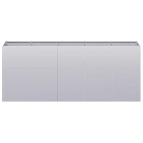 vidaXL Plantenbak 200x40x80 cm gegalvaniseerd staal