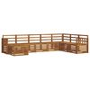vidaXL Sofa-Sets 8 pcs Naturel Massief Acaciahout