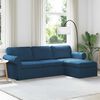 vidaXL Bank 210cm Blauw Metaal
