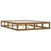 vidaXL Bedframe massief hout honingbruin 120x200 cm