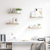 vidaXL Wandschappen zwevend 4 st 60x23,5x3,8 cm MDF eikenkleurig
