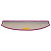 vidaXL Trapmatten 30 st 65x21x4 cm Violet Halfrond Groot