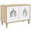 vidaXL Tv-meubel HANAU 69 x 33 x 50 cm Sonoma Bewerkt hout