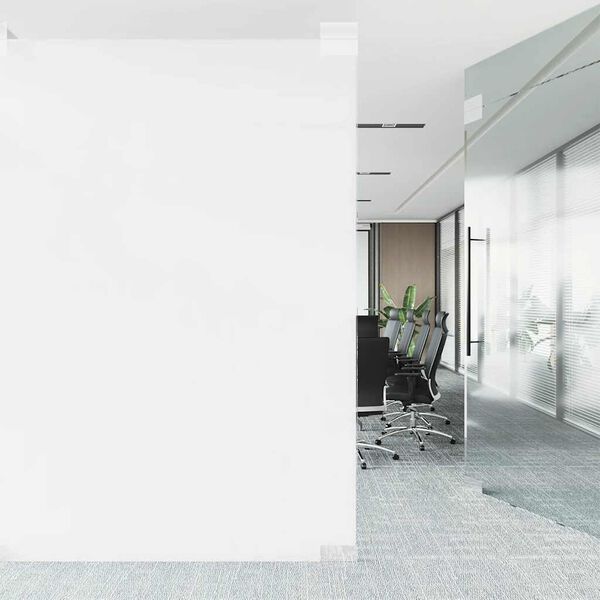 vidaXL Raamfolies 5 st statisch mat PVC wit