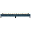 vidaXL Bedframe zonder matras 100x200 cm fluweel donkerblauw