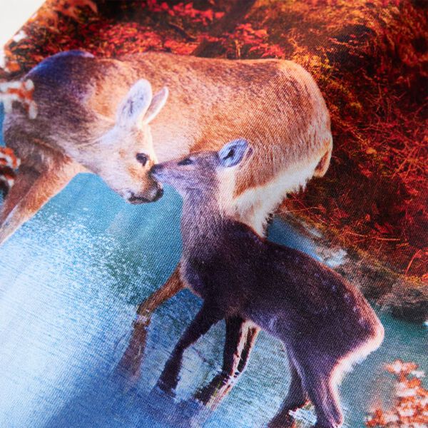 Kinderjurk met lange mouwen 104 oudroze