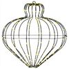 vidaXL Kerst Finial Licht 192 LED's Warmwit Dia. 40 x 40 cm