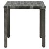 vidaXL Ligbedden met tafel poly rattan antraciet