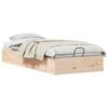 vidaXL Ottoman Bedframe met Opslag Naturel 70 x 190 cm