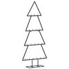 vidaXL Kerstdecoratie kerstboom 90 cm metaal zwart
