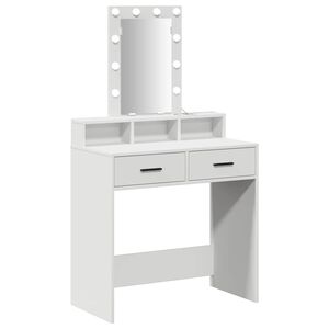 vidaXL Plafondtafel Wit 79 x 41 x 140 cm Bewerkt hout
