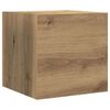 vidaXL Tv-meubelset Wandgemonteerd 8 pcs Artisan Eiken Bewerkt hout