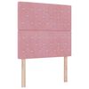 vidaXL Boxspringbed met matras Roze 200 x 100 cm Fluweel