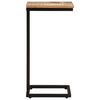 vidaXL Bijzettafels 2 st 31,5x24,5x64,5 cm massief gerecycled hout