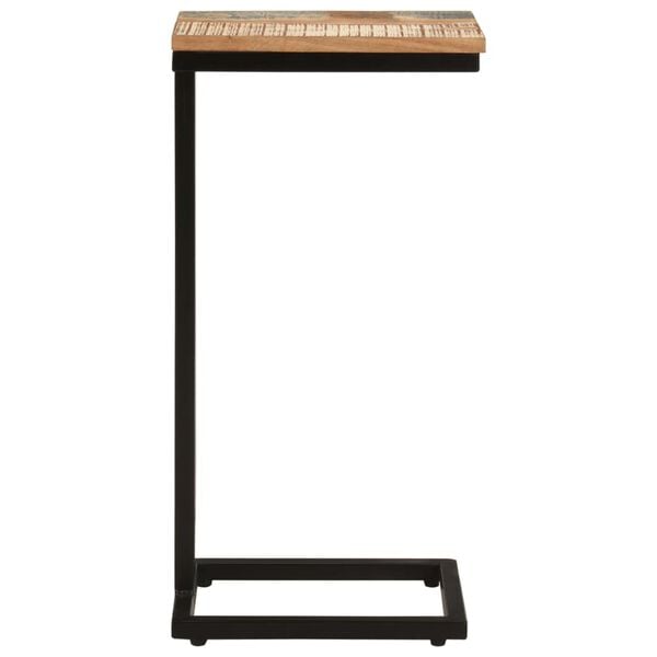 vidaXL Bijzettafels 2 st 31,5x24,5x64,5 cm massief gerecycled hout