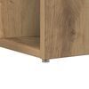vidaXL Bureau met plank Artisan Eiken 108 x 55 x 103.5 cm Bewerkt hout