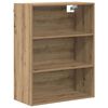 vidaXL Hoge kast Artisan Eiken 69,5 x 34 x 180 cm