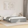 vidaXL Bedframe zonder matras 160x200 cm spaanplaat grijs Sonoma