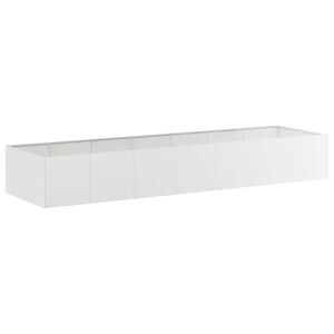 vidaXL Plantenbak 280x80x40 cm roestvrij staal