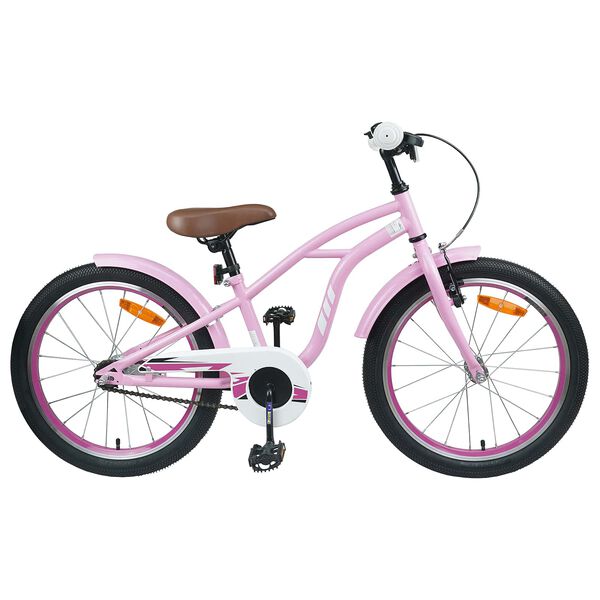 vidaXL Kinderfiets 20 Inch voor 6-11 jaar oud Lichtroze