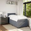 vidaXL Boxspring met matras fluweel donkergrijs 100x200 cm