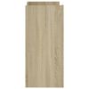 vidaXL Dressoir 73,5x35x75 cm bewerkt hout sonoma eikenkleurig