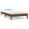 vidaXL Bedframe massief grenenhout honingbruin 90x200 cm