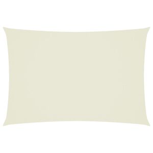 vidaXL Zonnescherm rechthoekig 3x5 m oxford stof cr&egrave;mekleurig