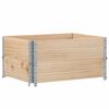 vidaXL Palletopzetranden 2 st 80x60 cm massief grenenhout