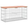 vidaXL Tuinbank schanskorfontwerp 83x31,5x42 cm massief douglashout