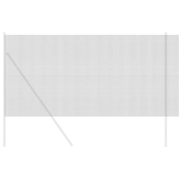 vidaXL Gelaste draadhek Grijs 1 x 100 m