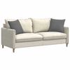 vidaXL Sofa Kussens 2 stuks Donkergrijs 45 x 45 cm Stof
