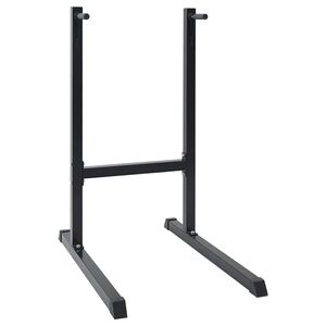vidaXL Dip station Zwart 103,5 x 66,5 x 121,5 cm Gepoedercoat staal