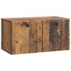 vidaXL Wandbeugel TV-kast 59,5 x 31 x 30 cm Oud hout Bewerkt hout