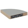 vidaXL Hoekschap zwevend 25x25x3,8 cm MDF grijs