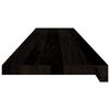 vidaXL Traptreden 16 st 120x30x2 cm massief eikenhout donkerbruin