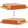 vidaXL Bedframe zonder matras met lades grenenhout wasbruin 180x200 cm