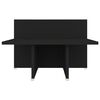 vidaXL Salontafel 111,5x50x33 cm bewerkt hout zwart