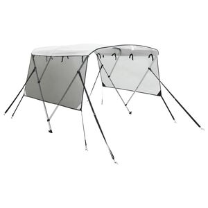 vidaXL Biminitop 3 bogen met mesh zijwanden 183x(137-152)x137 cm