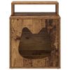 vidaXL Kattenhuis Oudhout 42,5 x 40 x 53,5 cm Bewerkt hout