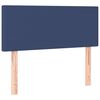 vidaXL Boxspring met matras stof blauw 120x190 cm