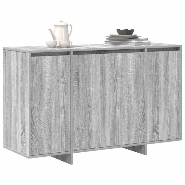 vidaXL Dressoir Grijs sonoma 120 x 41 x 75 cm Bewerkt hout
